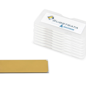 Gold Coated Microscope Slides, 25 mm x 75 mm x 1  mm  | 500 Å Au | 10/pkg