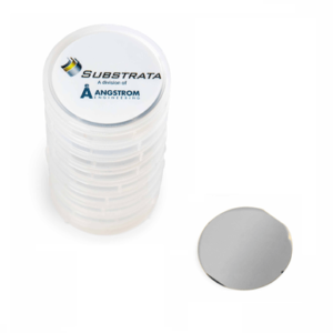 Silver Coated Ø2 in Silicon Wafers | 100 Å Ag | 9/pkg