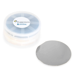 Silver Coated Ø4 in Silicon Wafers | 100 Å Ag | 3/pkg