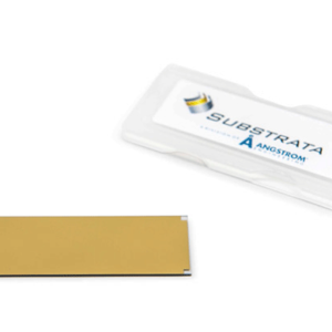 Gold Coated Microscope Slide, 25 mm x 75 mm x 1  mm  | 500 Å Au | 1/pkg