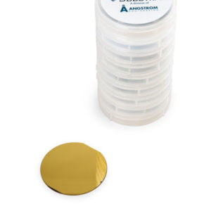 Gold Coated Ø2 in Silicon Wafers | 500 Å Au | 9/pkg