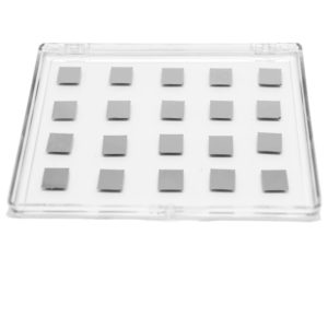 Aluminum Coated Silicon Chips, 10 mm x 10mm | 1000 Å Al | 20/pkg
