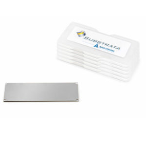 Aluminum Coated Microscope Slides, 25 mm x 75 mm x 1 mm | 1000 Å Al | 5/pkg