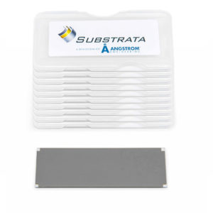 Molybdenum Coated Microscope Slide, 25 mm x 75 mm x 1  mm  | 5000 Å Mo | 10/pkg