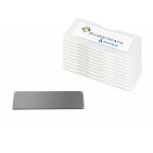 Palladium Coated Microscope Slides, 25 mm x 75 mm x 1 mm | 1000 Å Pd | 10/pkg