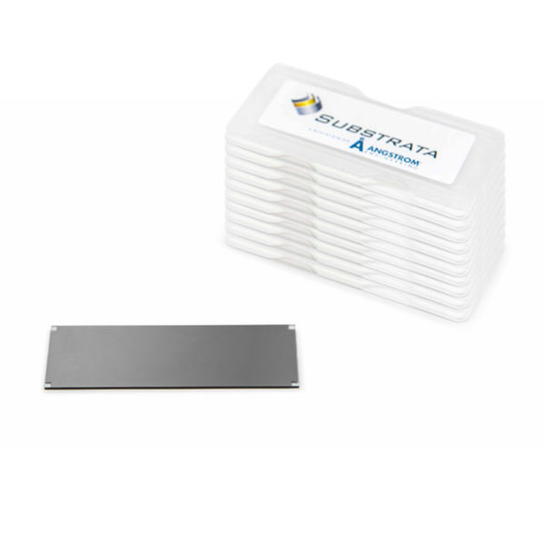Palladium Coated Microscope Slides, 25 mm x 75 mm x 1 mm | 1000 Å Pd | 10/pkg