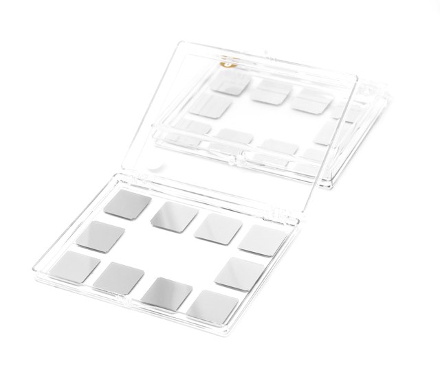 Aluminum Coated Glass Coverslips, 22 mm x 22 mm Square | 1000 Å Al | 20/pkg