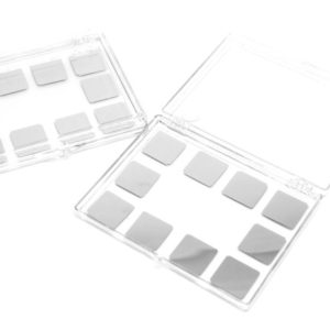 Platinum Coated Glass Coverslips, 22 mm x 22 mm Square | 1000 Å Pt | 20/pkg