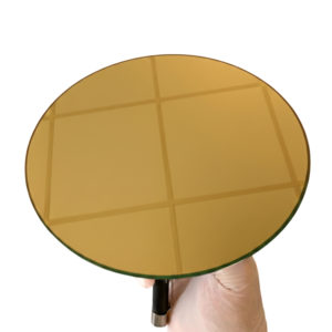 Gold Coated Ø6 in Thermal Oxide on Silicon Wafer | 1000 Å Au | 1/pkg