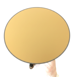 Gold Coated Ø8 in Silicon Wafer | 1000 Å Au | 1/pkg